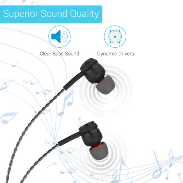 Portronics Wired handsfree magnetic 3.5mm - Image 3