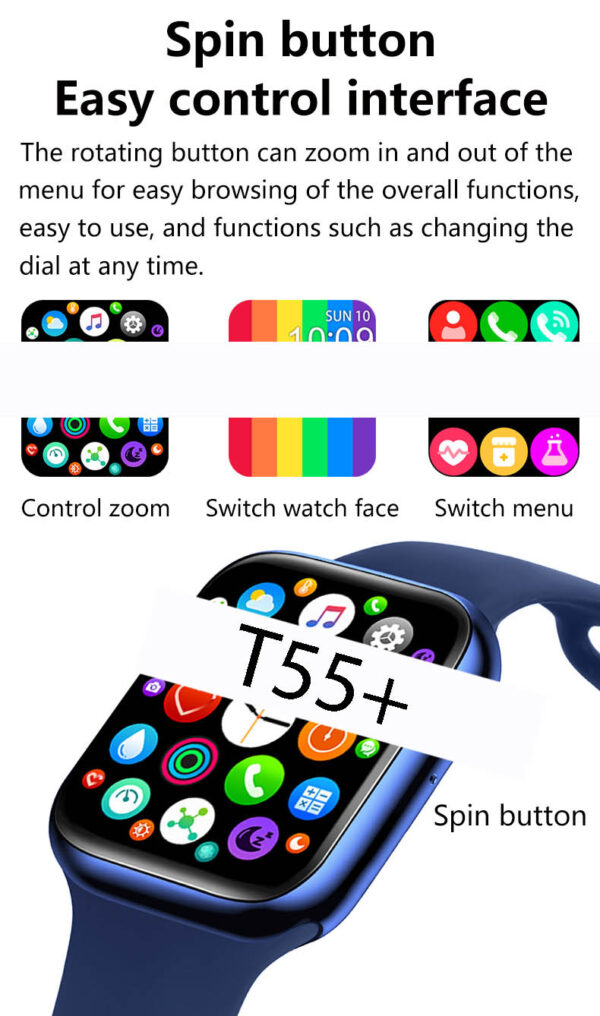 T55+ Smart Watch For Android & IOS - Image 5