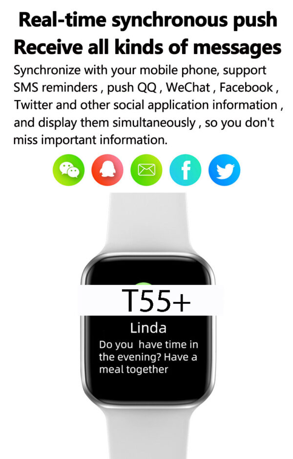 T55+ Smart Watch For Android & IOS - Image 3