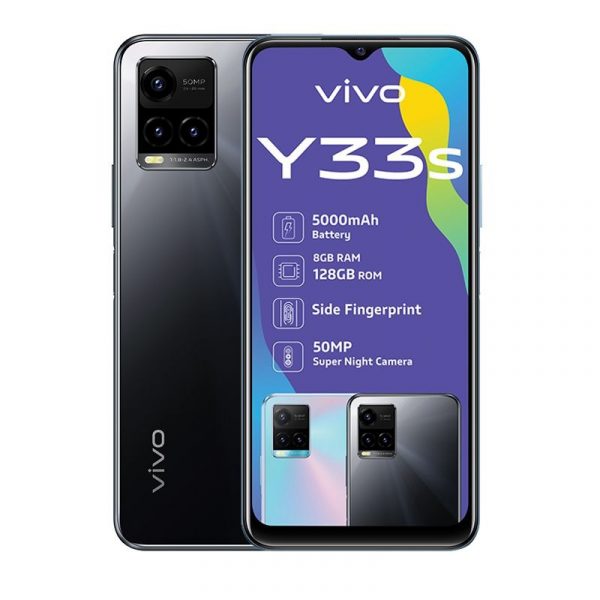 Vivo Y33s 8GB 128GB with box and charger up to 4 months official warranty