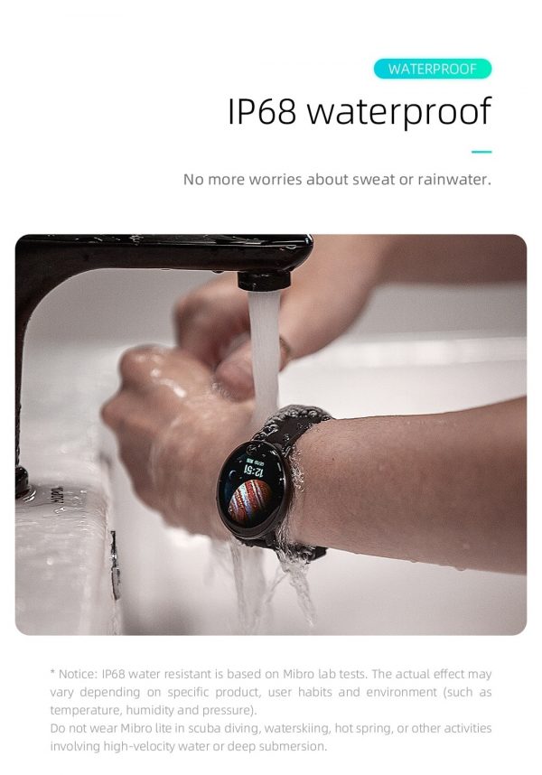 Xiaomi MiBro Lite Smart Watch AMOLED Always-On Display - Image 18