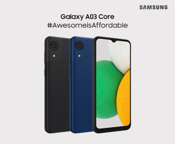 Samsung Galaxy A03 Core 2GB 32GB with 9 months official warranty box and charger