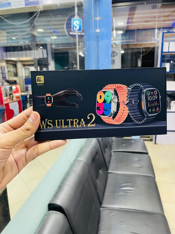 WS Ultra 2 Smart Watch With 3 Straps & Different Always on Displays Modes