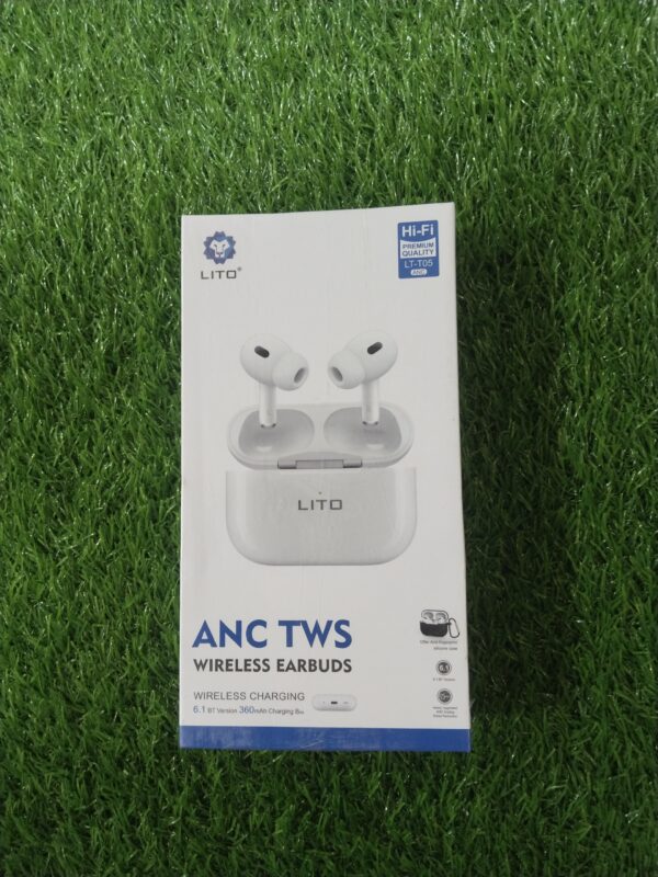 Lito LT-T05 Earbuds | Bluetooth 6.1 | ANC TWS Wireless Earphones - Image 2