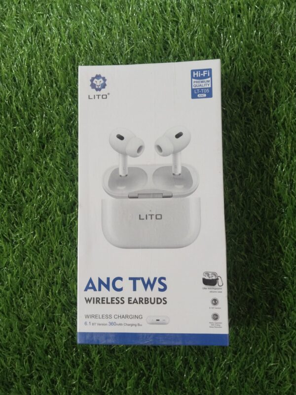 Lito LT-T05 Earbuds | Bluetooth 6.1 | ANC TWS Wireless Earphones