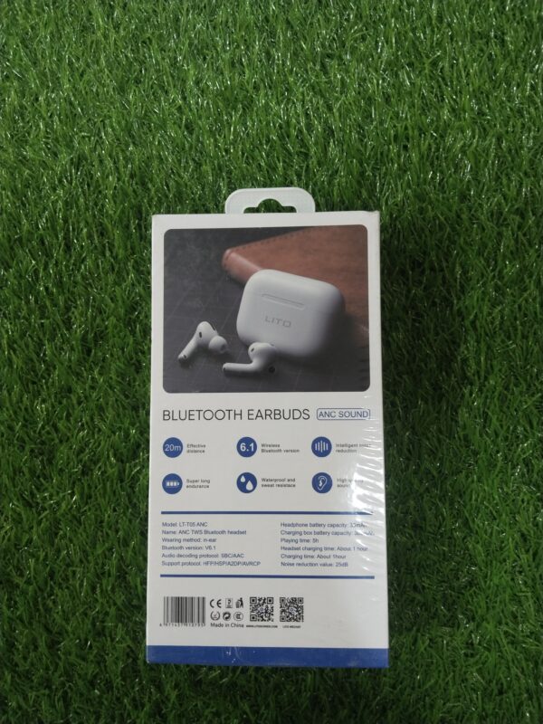 Lito LT-T05 Earbuds | Bluetooth 6.1 | ANC TWS Wireless Earphones - Image 3