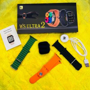 WS Ultra 2 Smart Watch With 3 Straps & Different Always on Displays Modes No Ratings