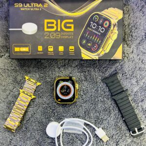 S9 Ultra 2 Smart Watch - 2 In 1 - 2.09 inch Display - Wireless Charging