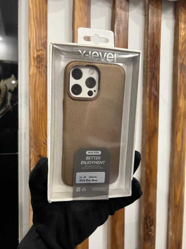 X-Level Branded Leather Case iPhone 16 Pro Max - Image 2