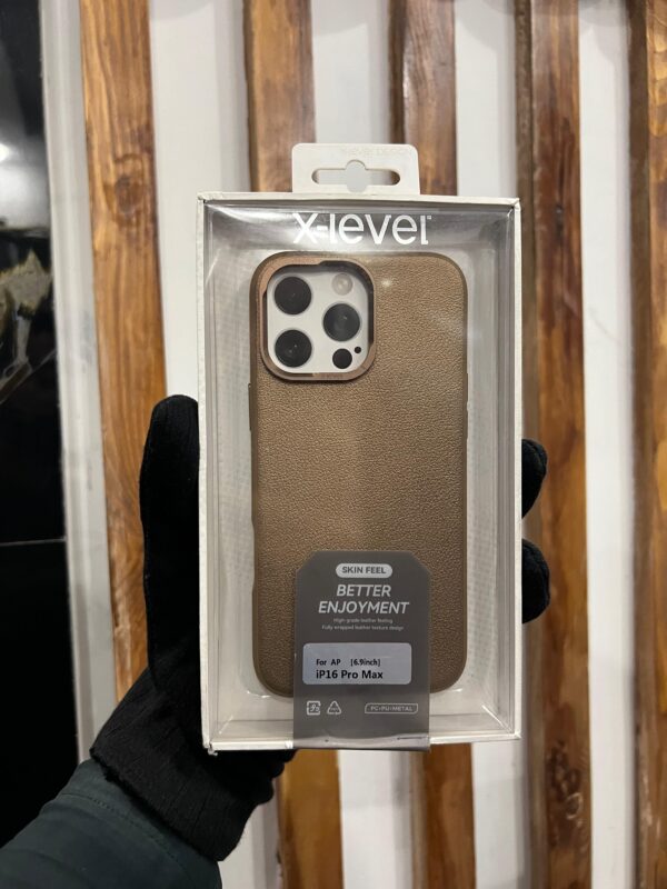 X-Level Branded Leather Case iPhone 16 Pro Max - Image 3