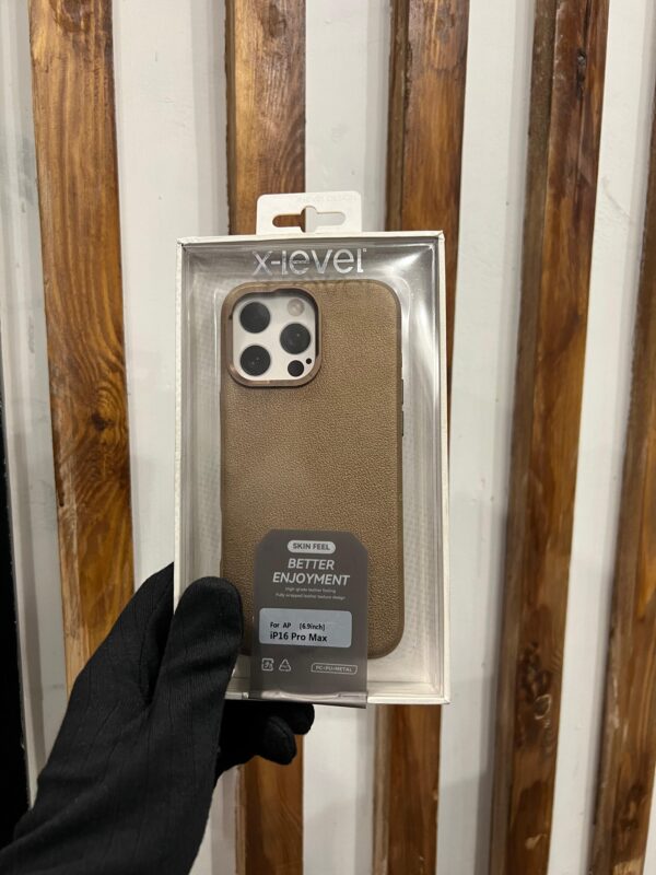 X-Level Branded Leather Case iPhone 16 Pro Max