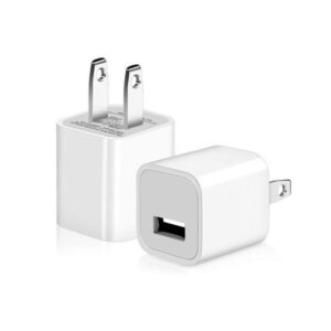 USB Wall Charger Adapter and Lightning USB Cable Charger