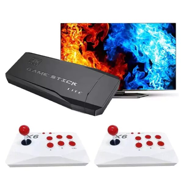 X6 Game Console with Double Arcade Joystick 64GB 20000 Games - Image 2