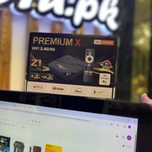 Premium X 8K Ultra HD Z1 Android TV Box Voice Control 8GB RAM 128GB ROM Netflix, YouTube, Prime