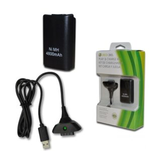 Xbox 360 Play And Charge Kit - Black