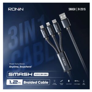 RONIN R-2015 Fast Charging Cable 3 in 1