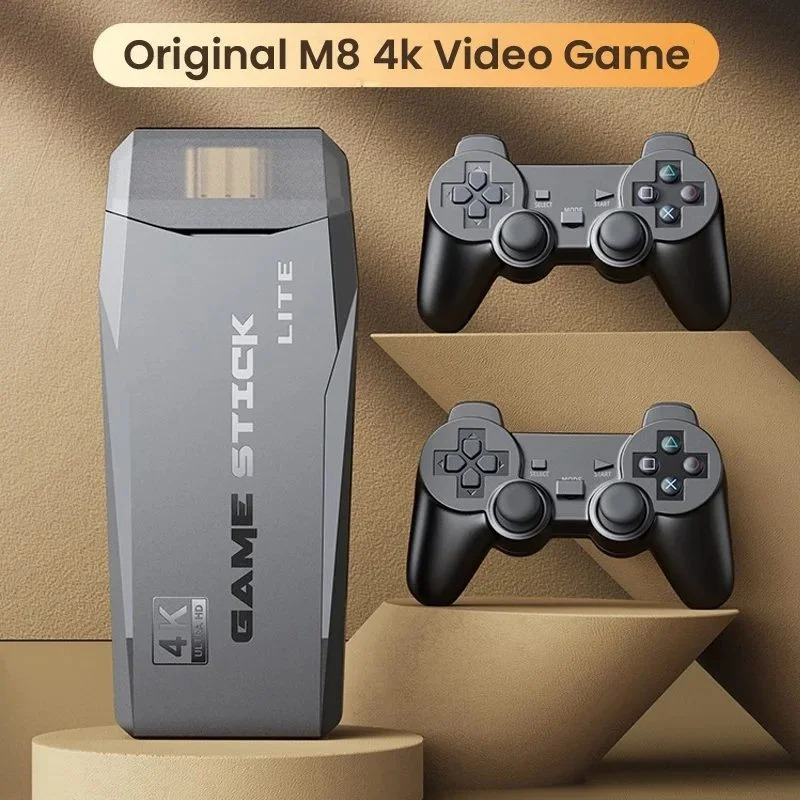 M8 HDMI Game Stick Lite Console 2.4G Wireless Controllers 4K Video Game Retro Box - Image 4