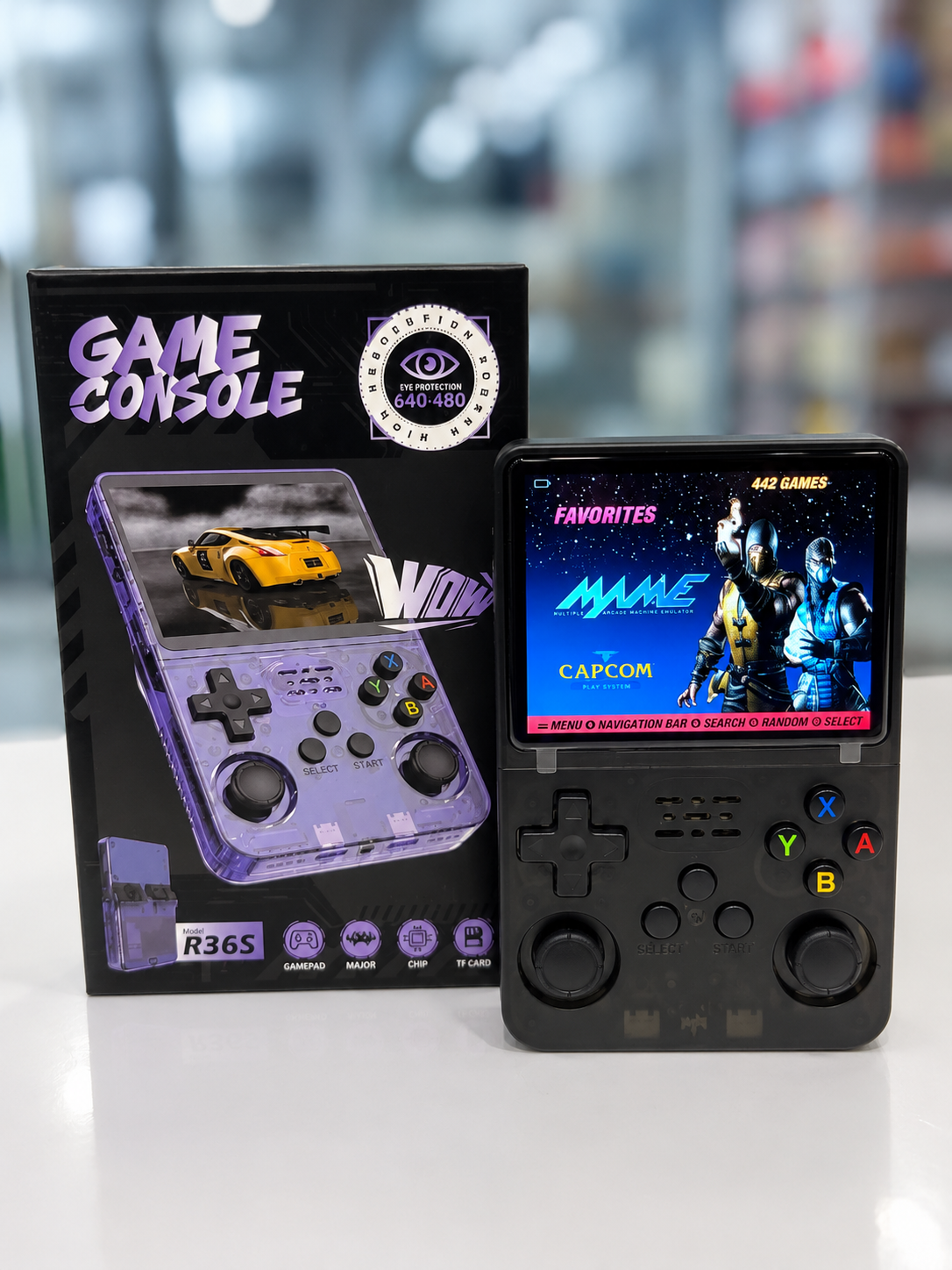 R36S Retro Handheld Game Console – 64GB, 15000+ Games