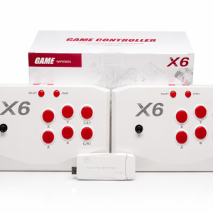 X6 Game Stick 8K Console 64GB with Dual 2.4G Wireless Controllers – 20000+ Games